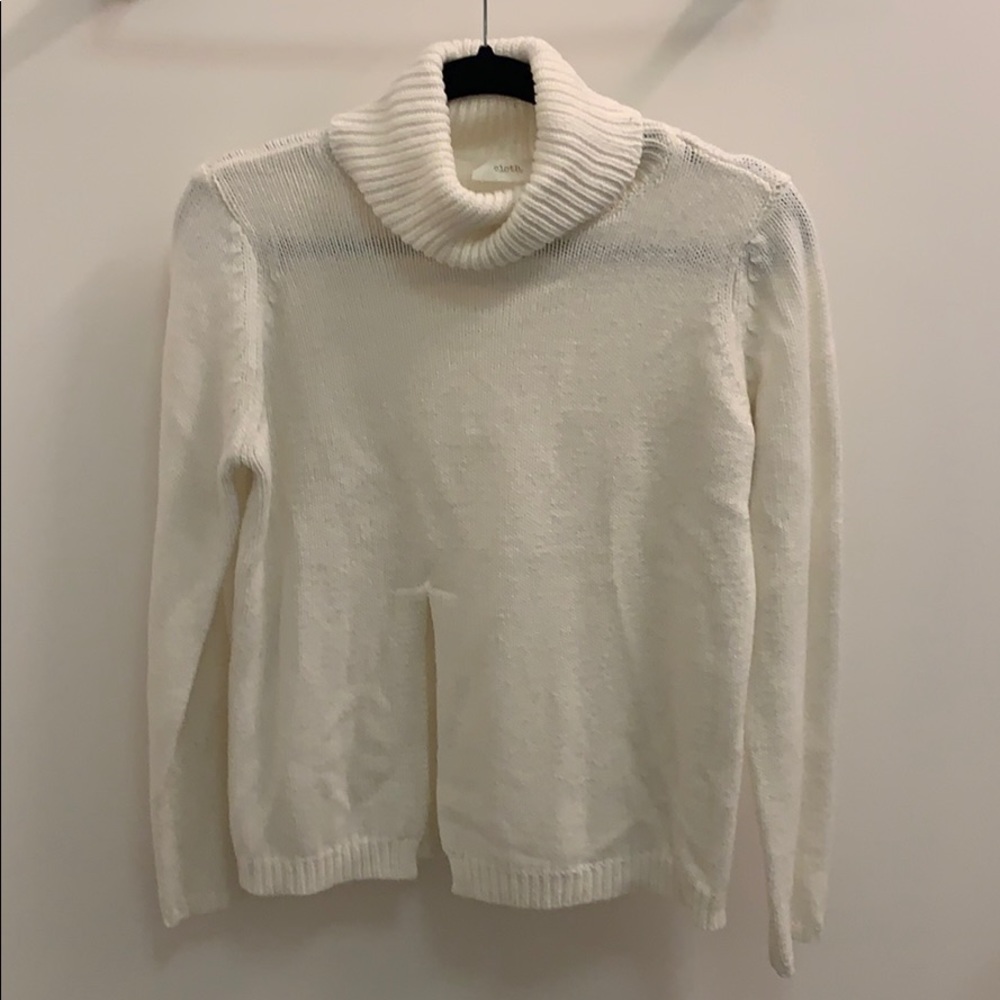 Cloth brand Turtleneck Sweater w/ Split Layer